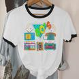 80's Vintage Cassette Tape Nostalgia Mixtape Era 1980s Retro Unisex Cotton Ringer T-Shirt