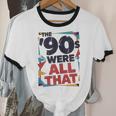 The 90s Were All That – Retro 1990s Nostalgia Tee Unisex Cotton Ringer T-Shirt The 90s Were All That – Retro 1990s Nostalgia Tee Unisex Cotton Ringer T-Shirt