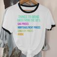 90's Lover Nineties 1990's Born Nostalgia Politics Unisex Cotton Ringer T-Shirt