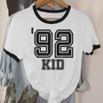 '92 Kid Perfect Vintage Retro Nostalgia Gear For Year 1992 Unisex Cotton Ringer T-Shirt