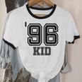 '96 Kid Perfect Vintage Retro Nostalgia Gear For Year 1996 Unisex Cotton Ringer T-Shirt