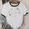 ANTISOCIAL BUTTERFLY Introvert Unisex Cotton Ringer T-Shirt ANTISOCIAL BUTTERFLY Introvert Unisex Cotton Ringer T-Shirt