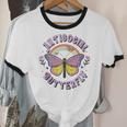 Antisocial Butterfly Tees For Introvert Men Women Girls Unisex Cotton Ringer T-Shirt