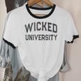 Antisocial WICKED UNIVERSITY Introvert Don't Call Me U Unisex Cotton Ringer T-Shirt Antisocial WICKED UNIVERSITY Introvert Don't Call Me U Unisex Cotton Ringer T-Shirt