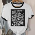 Anxiety Awkward Dark Humor Quote Introverts Sarcastic Unisex Cotton Ringer T-Shirt Anxiety Awkward Dark Humor Quote Introverts Sarcastic Unisex Cotton Ringer T-Shirt