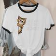 Avoiding People Secretly Cat Introvert Humor Unisex Cotton Ringer T-Shirt Avoiding People Secretly Cat Introvert Humor Unisex Cotton Ringer T-Shirt