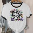 Take Me Back To The 90s Retro Nostalgia Unisex Cotton Ringer T-Shirt Take Me Back To The 90s Retro Nostalgia Unisex Cotton Ringer T-Shirt