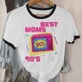 The Best Moms Are 90s Girls 90s Aesthetic Mom Nostalgia Unisex Cotton Ringer T-Shirt The Best Moms Are 90s Girls 90s Aesthetic Mom Nostalgia Unisex Cotton Ringer T-Shirt