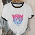 Bi Shy And Ready To Cry Bisexual Introvert Bi Pride Raglan Baseball Tee Unisex Cotton Ringer T-Shirt