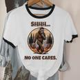 Bigfoot Sasquatch Lover Introvert Antisocial Humor Unisex Cotton Ringer T-Shirt