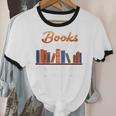 Books Helping Introverts Avoid Conversation Book Reading Unisex Cotton Ringer T-Shirt Books Helping Introverts Avoid Conversation Book Reading Unisex Cotton Ringer T-Shirt