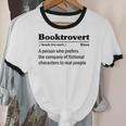 Booktrovert Definition Bookish Introvert Book Lover Unisex Cotton Ringer T-Shirt Booktrovert Definition Bookish Introvert Book Lover Unisex Cotton Ringer T-Shirt