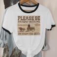 Boomer Millennial Please Be Patient I'm From The 1900s Premium Unisex Cotton Ringer T-Shirt