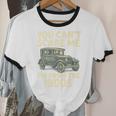 You Can't Scare Me I'm From The 1900s Retro Vintage Car Premium Unisex Cotton Ringer T-Shirt