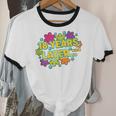 Cartoons Retro 18 Years Later Groovy Pop Art Nostalgia Unisex Cotton Ringer T-Shirt