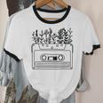 Cassette Tee 80s 90s Retro Party Costume Nostalgia Cassette Unisex Cotton Ringer T-Shirt