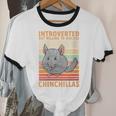 Chinchilla Owner Introvert Chinchilla Unisex Cotton Ringer T-Shirt Chinchilla Owner Introvert Chinchilla Unisex Cotton Ringer T-Shirt
