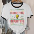 Christmas Inventing Team Inventing Introvert Xmas Unisex Cotton Ringer T-Shirt Christmas Inventing Team Inventing Introvert Xmas Unisex Cotton Ringer T-Shirt