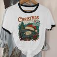 Christmas Movies Chill Retro VHS Holiday Nostalgia Unisex Cotton Ringer T-Shirt