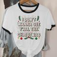 Christmas Sarcastic Introvert Holiday Shirt Unisex Cotton Ringer T-Shirt Christmas Sarcastic Introvert Holiday Shirt Unisex Cotton Ringer T-Shirt