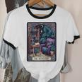 Color Graphic The Introvert Tarot Card Raglan Baseball Tee Unisex Cotton Ringer T-Shirt Color Graphic The Introvert Tarot Card Raglan Baseball Tee Unisex Cotton Ringer T-Shirt