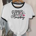Cupid's Homebody Introvert Valentine's Day Home Unisex Cotton Ringer T-Shirt