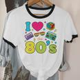 Dad I Love The 80's Retro 80s Nostalgia For Dad Unisex Cotton Ringer T-Shirt Dad I Love The 80's Retro 80s Nostalgia For Dad Unisex Cotton Ringer T-Shirt