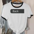 Dear Person Behind Me If You Can Read This Introvert Unisex Cotton Ringer T-Shirt