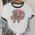 Dial It Back Retro Tech Nostalgia Vintage Premium Tri-Blend Unisex Cotton Ringer T-Shirt