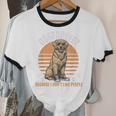 Dogtrovert Definition For Introvert Dog Lovers Unisex Cotton Ringer T-Shirt