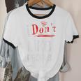 I Don't Like People Introvert Small Unisex Cotton Ringer T-Shirt