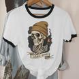 Elder Emo Skeleton Beanie Nostalgia Scene Aesthetic Unisex Cotton Ringer T-Shirt Elder Emo Skeleton Beanie Nostalgia Scene Aesthetic Unisex Cotton Ringer T-Shirt