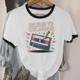 Elder Millennials Embracing 90s Rewind Nostalgia Vibes Premium Unisex Cotton Ringer T-Shirt