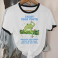 Enjoy Adulthood Comes With Bills Nostalgia Regret Unisex Cotton Ringer T-Shirt Enjoy Adulthood Comes With Bills Nostalgia Regret Unisex Cotton Ringer T-Shirt