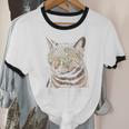 Ew People Cat Tabby Cat Antisocial Grumpy Introvert Unisex Cotton Ringer T-Shirt