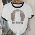 Ew People Introvert Cat Meow Cat Lover Men Women Kids Unisex Cotton Ringer T-Shirt Ew People Introvert Cat Meow Cat Lover Men Women Kids Unisex Cotton Ringer T-Shirt