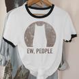 Ew People Introvert Cat Meow Cat Lover Men Women Kids Unisex Cotton Ringer T-Shirt Ew People Introvert Cat Meow Cat Lover Men Women Kids Unisex Cotton Ringer T-Shirt