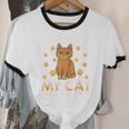 Excuse For Introverts My Cat Doesnt Like You Cat Unisex Cotton Ringer T-Shirt Excuse For Introverts My Cat Doesnt Like You Cat Unisex Cotton Ringer T-Shirt