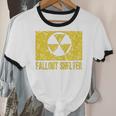 Fallout Shelter Nuclear War Radioactive Nostalgia T-Shirt Unisex Cotton Ringer T-Shirt