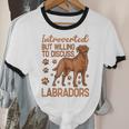 Fox Red Labrador Retriever Introvert Foxred Lab Unisex Cotton Ringer T-Shirt Fox Red Labrador Retriever Introvert Foxred Lab Unisex Cotton Ringer T-Shirt
