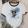 Frutiger Aero Cat Meme Headphone Kitty Cat Lover Unisex Cotton Ringer T-Shirt