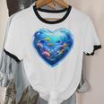 Frutiger Aero Y2K Heart Unisex Cotton Ringer T-Shirt Frutiger Aero Y2K Heart Unisex Cotton Ringer T-Shirt