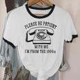 Funny Slogan Patient I'm From The 1900s Raglan Baseball Tee Unisex Cotton Ringer T-Shirt Funny Slogan Patient I'm From The 1900s Raglan Baseball Tee Unisex Cotton Ringer T-Shirt