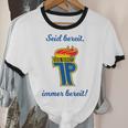 GDR Pioneer East East Nostalgia USSR Soviet Union Unisex Cotton Ringer T-Shirt