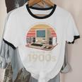 Geek Please Be Patient I'm From The 1900s Retro Computer PC Unisex Cotton Ringer T-Shirt