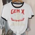 Gen X The Badass Generation Generation X Gen Xer Nostalgia Unisex Cotton Ringer T-Shirt Gen X The Badass Generation Generation X Gen Xer Nostalgia Unisex Cotton Ringer T-Shirt