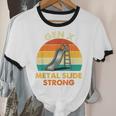 Gen X Slide Strong Generation X Gen Xer Nostalgia Unisex Cotton Ringer T-Shirt