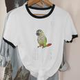 Green Cheek Conure Introvert Parrot Bird Conure Unisex Cotton Ringer T-Shirt