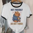 Grouchy Capybara Not Friendly Do Not Touch Introvert Premium Tri-Blend Unisex Cotton Ringer T-Shirt Grouchy Capybara Not Friendly Do Not Touch Introvert Premium Tri-Blend Unisex Cotton Ringer T-Shirt