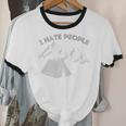 I Hate People Introvert Sarcastic I Love Camping Unisex Cotton Ringer T-Shirt I Hate People Introvert Sarcastic I Love Camping Unisex Cotton Ringer T-Shirt